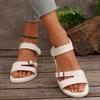 Women's Wedge Sandals Slip On Lightweight Walking Sandals Women Plus Size 43 Casual Comfortable Summer Shoes Woman 2025