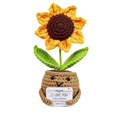 Mother's Day Gifts For Women Emotional Support Crochet Present Cute Desk Decor
