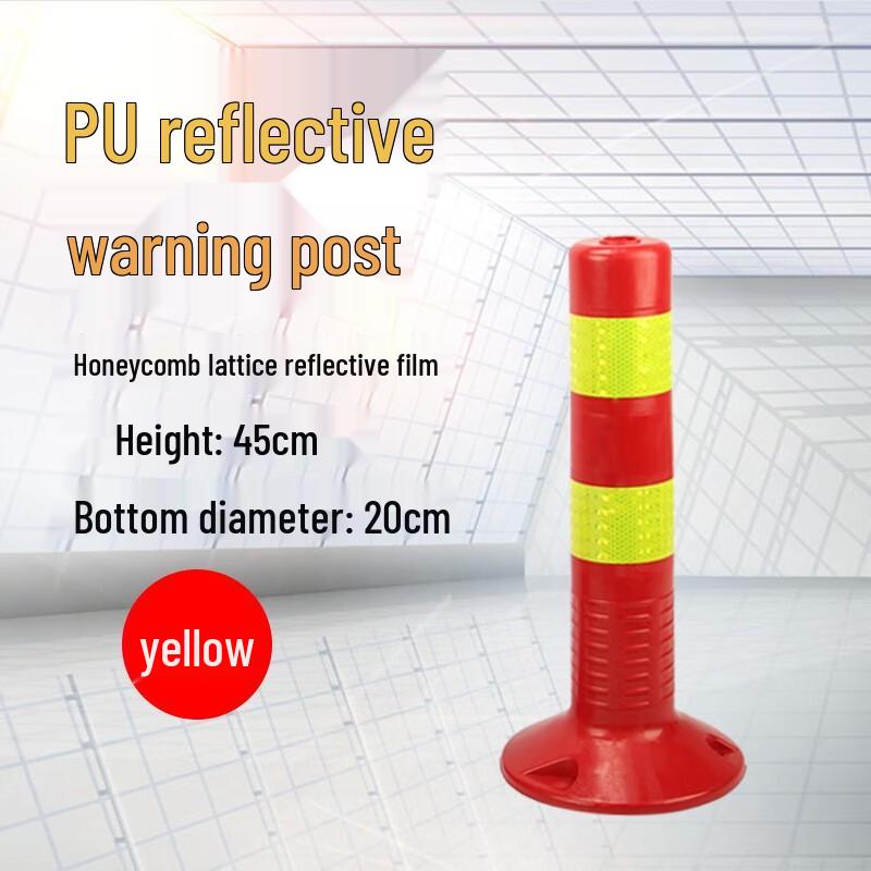 Flexible Traffic Warning Post