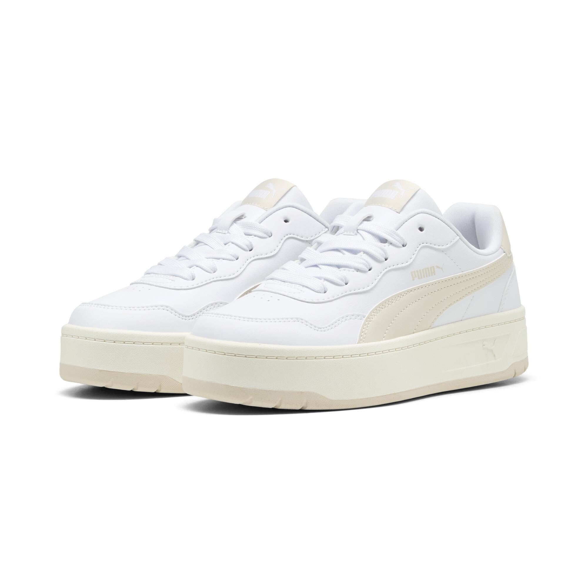 

PUMA Court Rally Skye 400368 Женские кроссовки (Puma Белый / Альпийский снег / Теплый белый, 23.5 см)