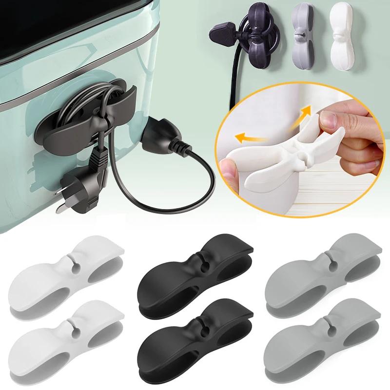 6pcs Cord Winder Organizer for Kitchen Appliance Cord Wrapper Cable Management Clip Holder for Air Fryer Coffee Machine Fixer