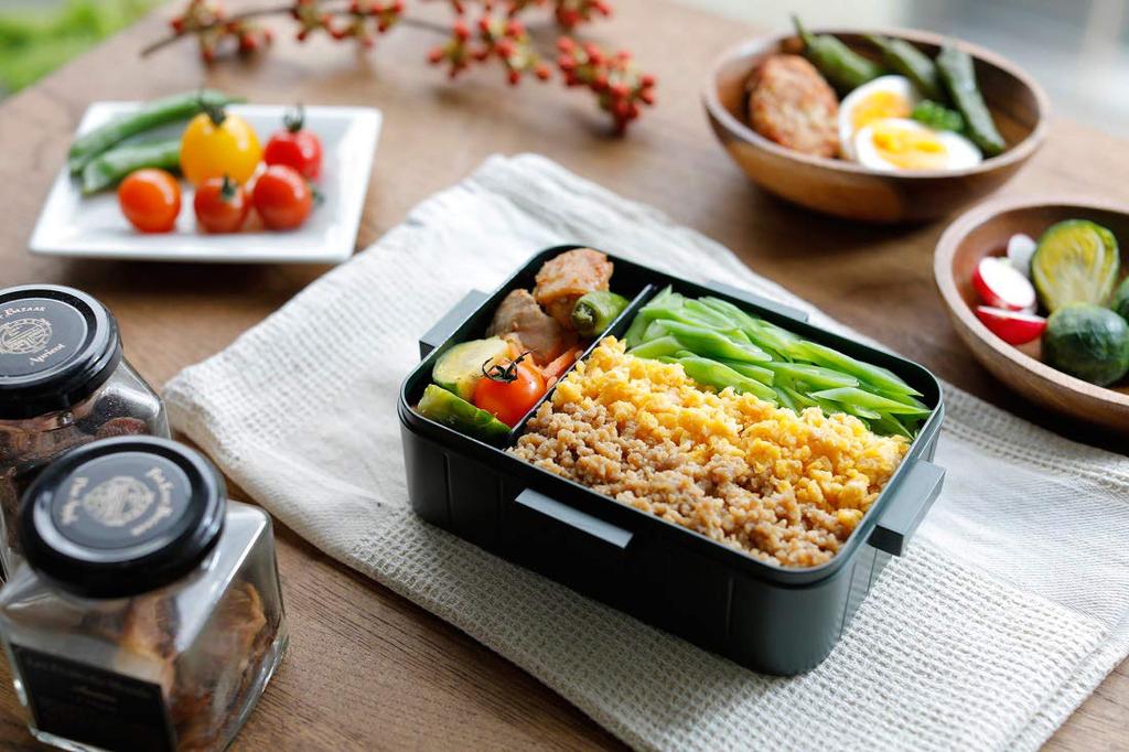 Skater Silver Ion Antibakteriell 4 Point Lock Bento Box 650ml Totoro My Neighbor Totoro Face Ghibli YZFL7AG Ag+