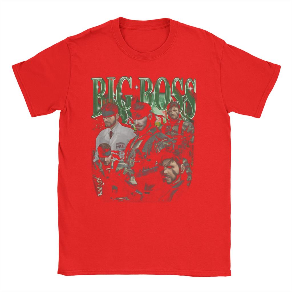 2026 Big Boss MGS3 Snake Men Women T Shirts Metal Gear Solid 3 Vintage Tees Short Sleeve O Neck TShirts  Graphic Clothing