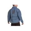 Adidas Solid Color Hidden Zipper Stand Collar Long Sleeve Cotton Jacket Men Jacket Blue HG6034
