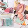 5/20pcs Coral Velvet Kitchen Towels Super Absorbent, Quick Dry Pastel Colors, Multipurpose Reusable Cleaning Cloths for Dishes