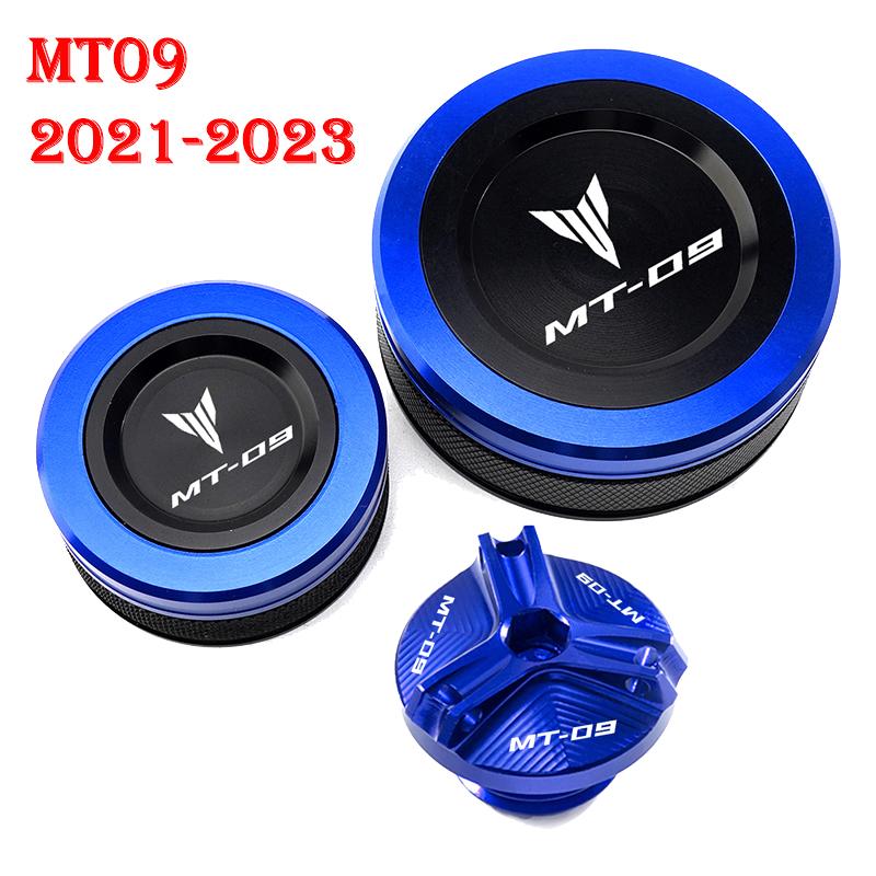 Oil Filler Cap For YAMAHA MT09 SP -2023 MT-09 Tracer 900/GT 2014- Motorcycle Front Rear Brake Fluid Reservoir