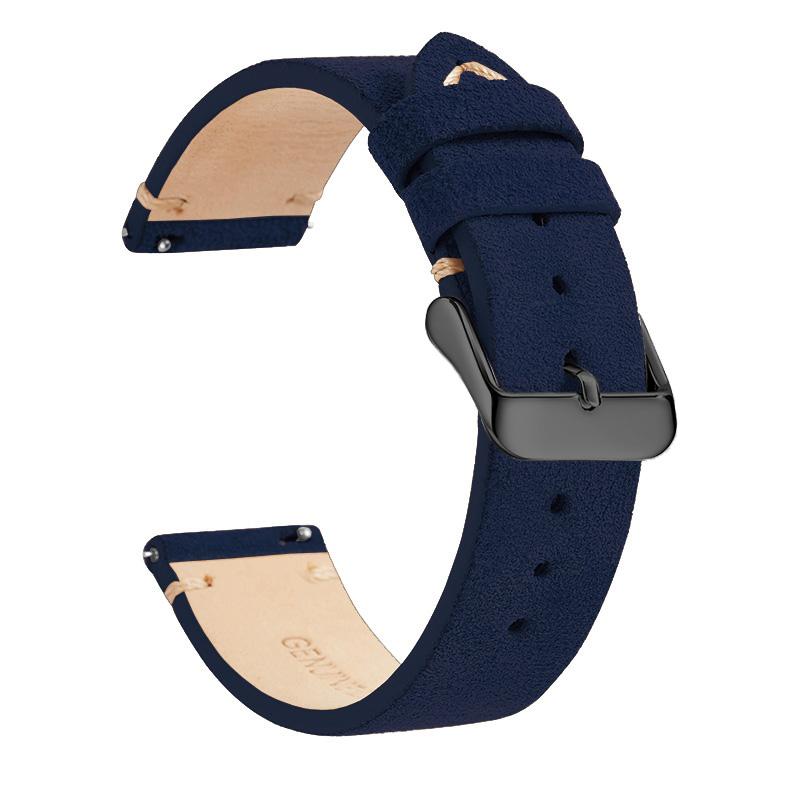 Elegantes Echtleder-Uhrenarmband, Schnellverschluss 14mm/16m/18mm/20mm/22mm Uhrenarmbänder, für Samsung, Seiko, Oris, Citizen Uhr