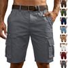 Pantaloni scurți cargo pentru bărbați, cu croială relaxată și buzunare multiple, pentru sporturi în aer liber, uzură casual, vara, ușori, utilitari