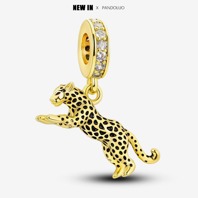Brand Latest Arrival Yellow Series Animal Shape Charm Bead Component Bead Components Compatible With Pandach Authentic Original Bracelet High Quality