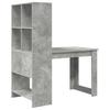 Concrete Grey Desk 122 x 67 x 145 cm Particleboard