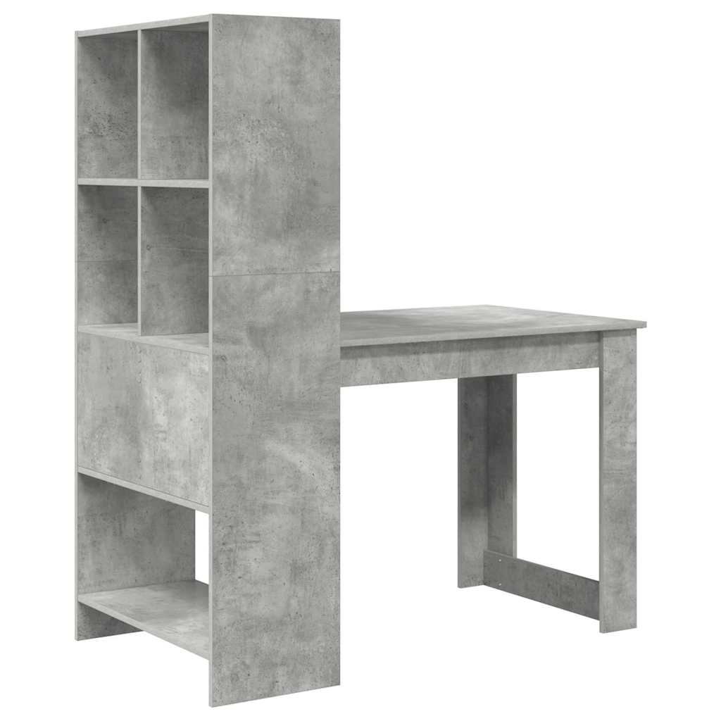 Concrete Grey Desk 122 x 67 x 145 cm Particleboard