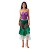 Women's Mermaid Party Costume, Strapless Tube Tops Ruffle Sequin Long Tail Cosplay Fancy Dress