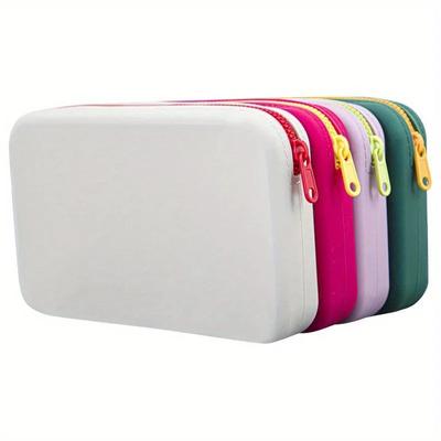 1PC Beauty Storage Bag Large Capacity Travel Makeup Bag Portable Change Silicone Toiletry Bag Carry