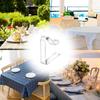 24-Pack Clear ABS Plastic Tablecloth Clips | Fits 1.3"-2.1" Table Edges | Windproof & Secure for Picnic, Camping, Party, Wedding & Restaurant