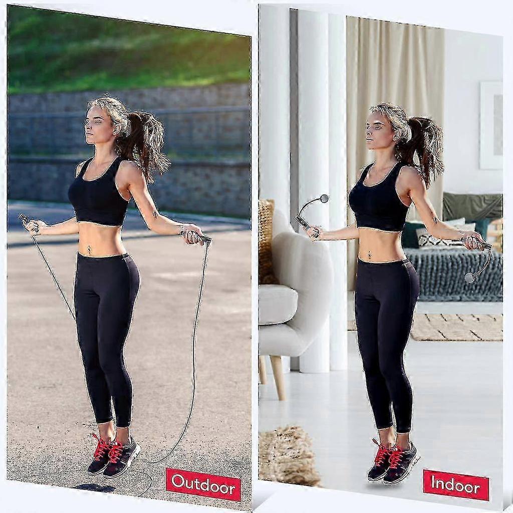 Sports Jump Rope, Cordless Skipping Rope With Counter, 3m Adjustable Skipping Rope With Steel Ball Bearing, Non-slip Handle For Adults/ SZRH A-S
