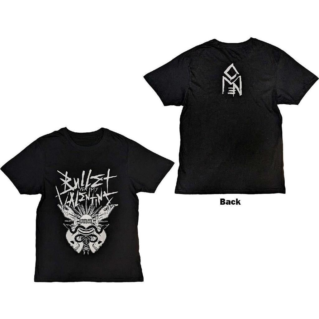 Bullet Club Bullet for My Valentine Band TShirt Cotton Graphic Tee Unisex Unisex Summer Streetwear