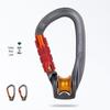 Zhanwu Outdoor Klettersicherheitskarabiner & Umlenkrollen-Set