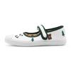 Victoria Shoes [Victoria Shoes X Dainotang] Mercedes Lavada Cotton Strap Sneakers (1168923-Verde)