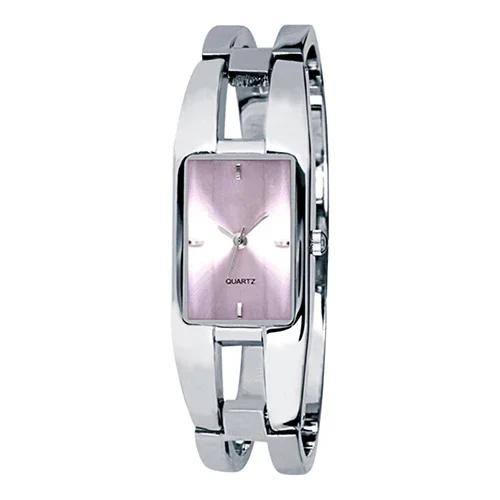 Women's Watch Rectangular Dial Skeleton Band Alloy Stainless Steel Watches Elegant Delicate Quartz Wristwatches Reloj De Mujer