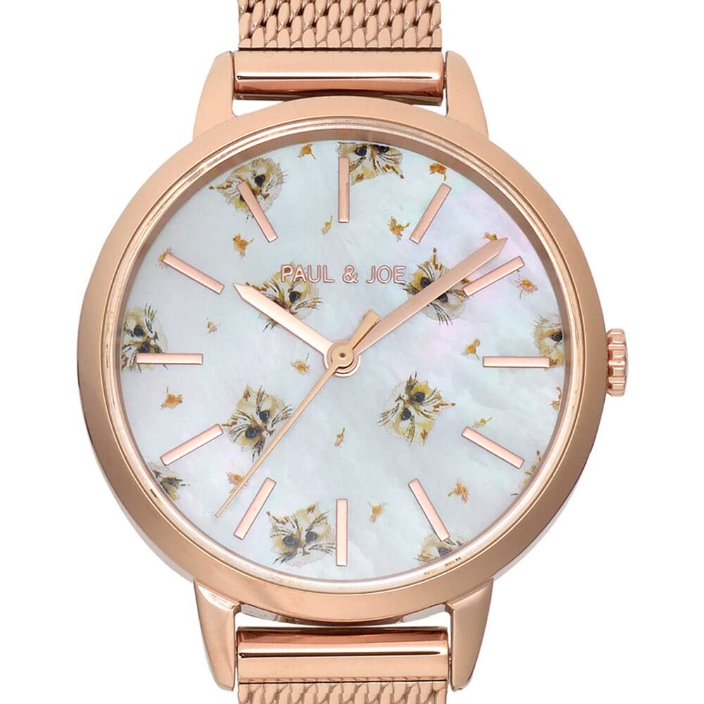 Paul Joe Ladies Watch Mother of Pearl Shell Dial MOTHER OF PEARL DIAL SERIES BLUE EYE CAT Gipsy Cat & PJ7727-BS04B