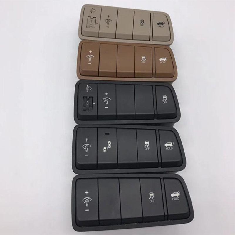 ForHyunda Tucson TL Headlamp height adjustment switch trument luminance switch OFFElectric tail gate switch OEM 93710