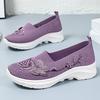 Women's Shoes Spring Cloth Shoes Comfortable Slip On Middle Aged Walking Shoes Soft Bottom Mom Shoes Casual Soft Walking All Day Sneakers