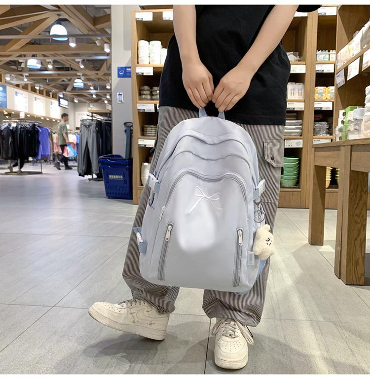 Large Capacity Stylish Backpack for Middle School, High School, and College Girls - Perfect for Travel and Laptops