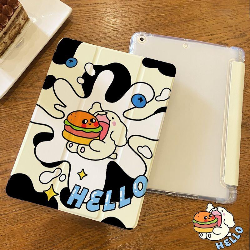 For iPad Air4th 10.9 Inch 2021 Pro11 Pro12.9 2021 iPad 10.2 (Gen 9/8/7) iPad Air 5/4/Mini 6/Pro 11/Pro 12.9 Magnetic Smart Flip Case Cover Cute Bear
