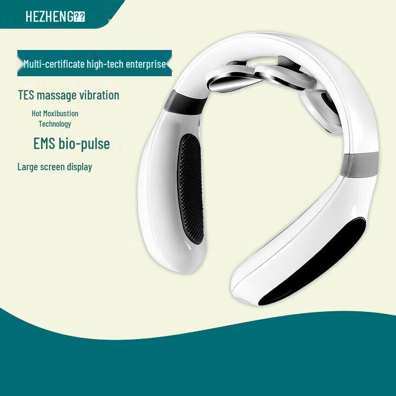 Portable Smart Cervical Neck Massager with Heat and EMS Pulse