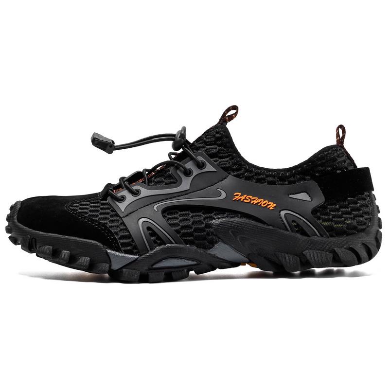 

Men s Wading Shoes Solid Color Hiking Shoes Men Canyoning Shoes Outdoor Breathable Quick-Dry Aqua Shoes 41
