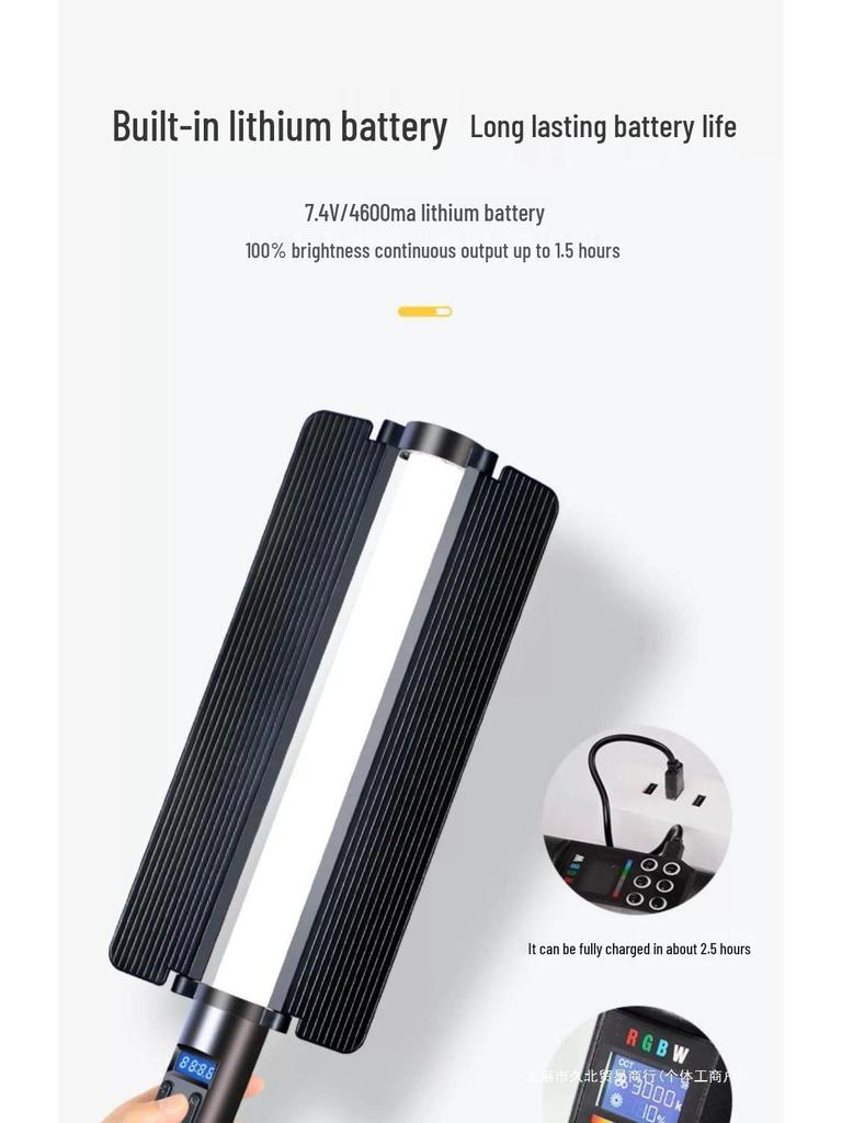 Handheld LED Photography Fill Light Stick - Portable Lighting Equipment for Photo and Live Rooms