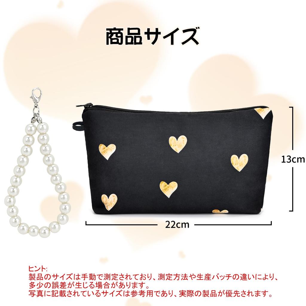 Newseego Small Makeup Cosmetic Large Storage Gadget Floral Print Women's Pouch, Pouch, Cute, Capacity, Stylish, Water-Repellent, Pouch, Case,