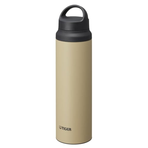 Tiger Thermos (TIGER) 800ml Water Bottle with Handle, Lightweight Stainless Steel Bottle, Perfect for Outdoors and Office Use, Pacific Beach (Beige),