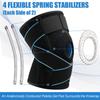 1Pcs Knee Braces for Knee Pain, Adjustable Knee Support with Patella Gel Pad,Side Stabilizers,Wrap for Sports