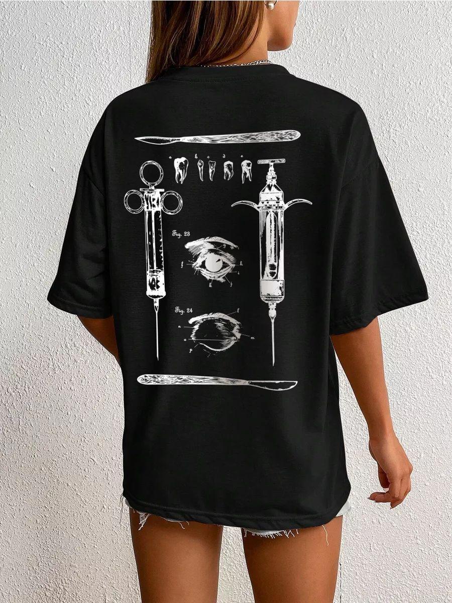 Oversized medical T-shirt XL