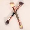 1 Stück doppelseitiger Konturpinsel, Modellierpinsel, Puder-Rougepinsel, Make-up-Pinsel, kosmetische Werkzeuge, Gesichtspinsel