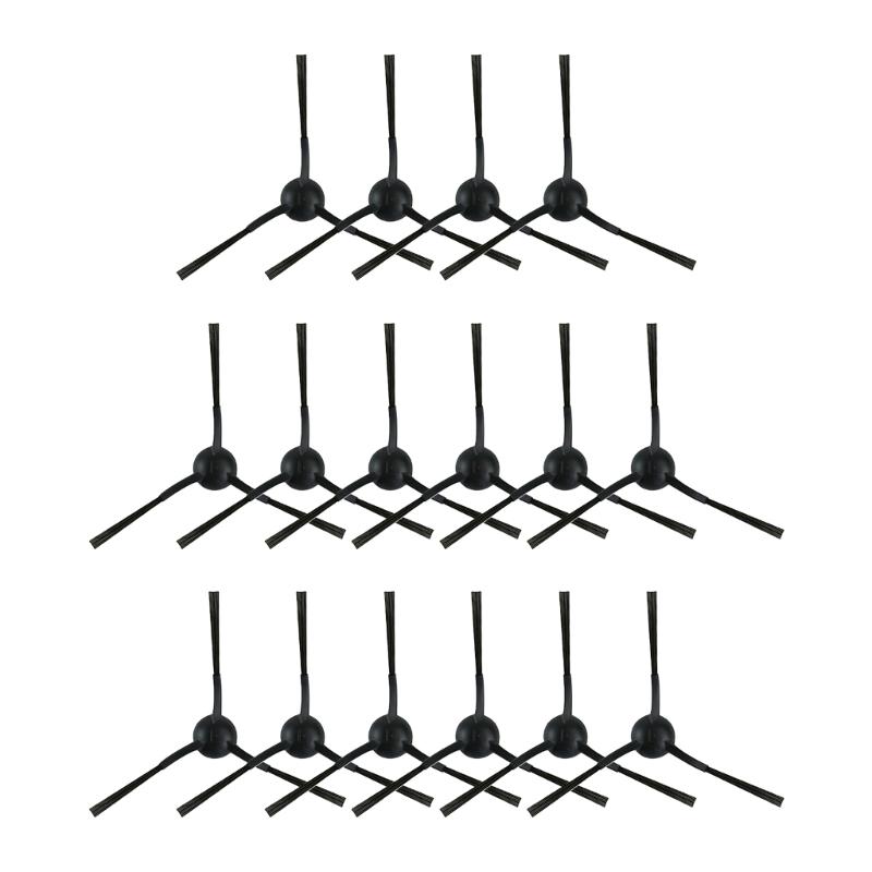 Pack of 4/8/16 Triangular Side Brushes Sweeping Robot Accessories Plastic Material for tikom G8000/G8000Pro Vacuum