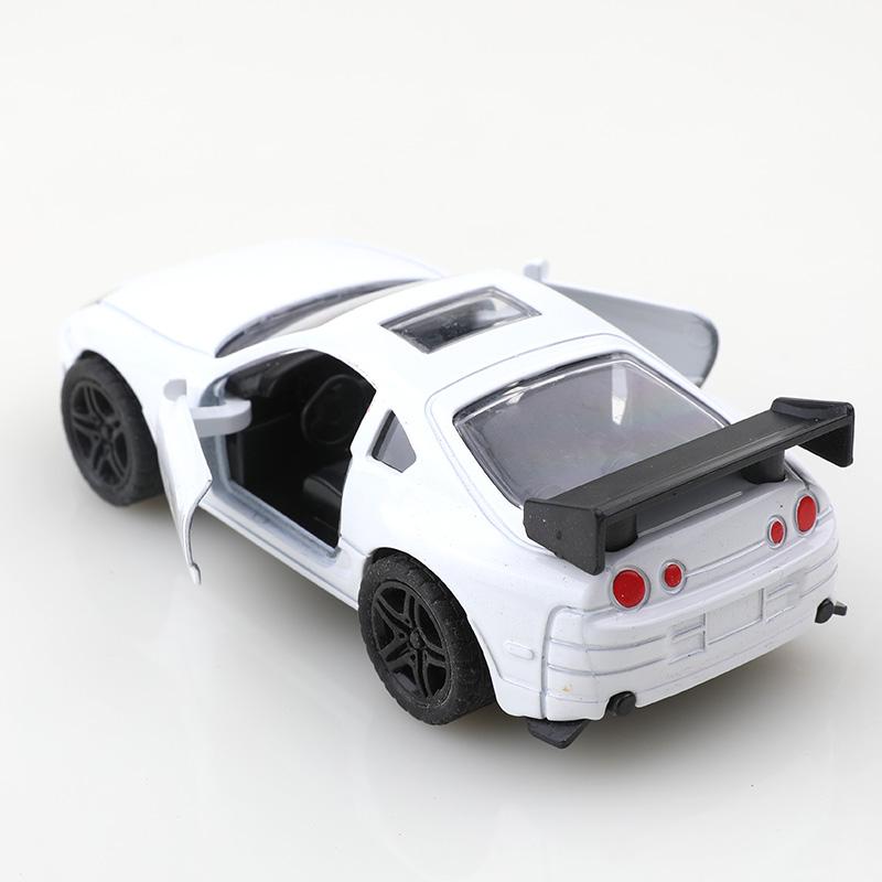 (bagged) 1:36 Alloy Car Model modeling Vehicle Supra Racing Sports Pull Back Car Ornaments Collection Toys For Boy child