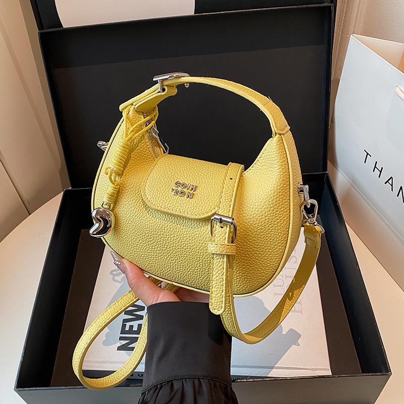 New Niche Design Crescent Bag Versatile Fashion Portable Crescent Bag High-end Single Shoulder Crossbody Dumpling Bag