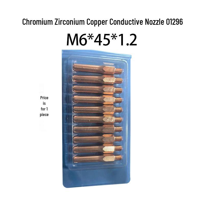 MIG Welder Contact Tip for Gas Shielded CO2 Gun - 0.8/1.0/1.2 Feed Wire