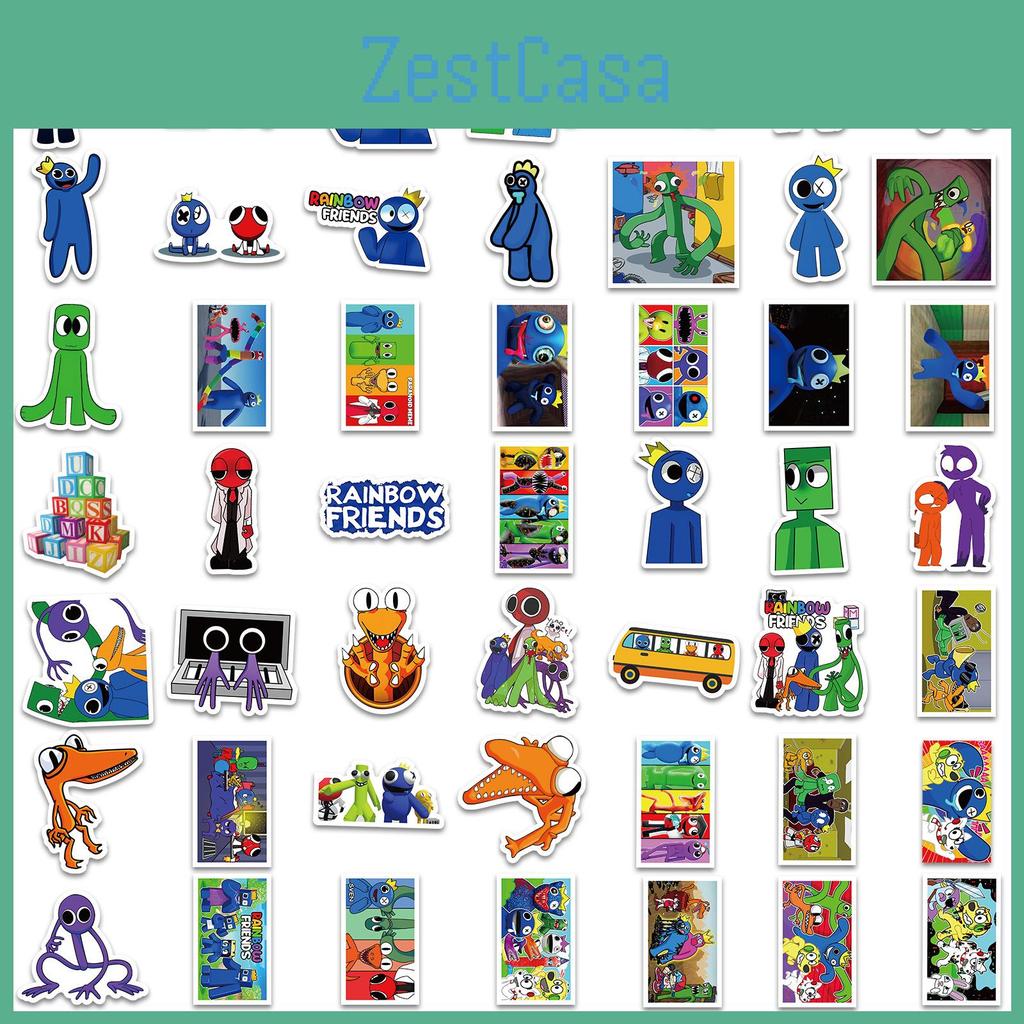 Colorful Roblox Rainbow Friends Stickers For Luggage Laptop And More!