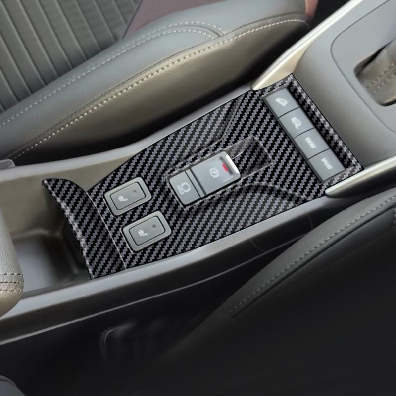 For Suzuki Fronx WDB3S WEB3S 2025 2026 ABS Carbonfiber Black Central Control AT Gear Shift Handbrake Panel Interior Accessories