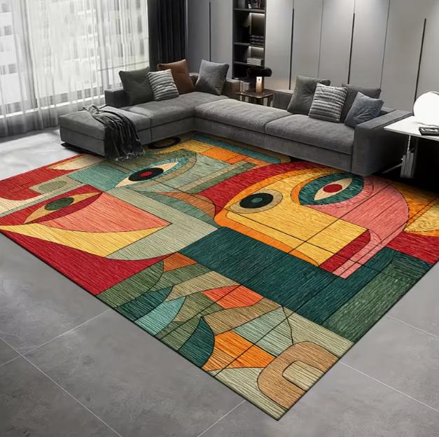 

Floor Mats with Abstract Art Patterns Carpets That Are Soft and Comfortable Living Rooms Offices Indoor Gaming Rooms and Carpets 40x60cm
