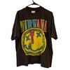 26 Vintage Nirvana Smiley T Shirt Nevermind Grunge Rock Band 90s XL Modern Reprint Unisex T-Shirt