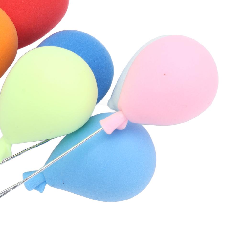 8pcs Dollhouse Balloons Mini 1:12 Colorful Foam Exquisite Bonsai Decorative Accessories for Children Toys Decoration