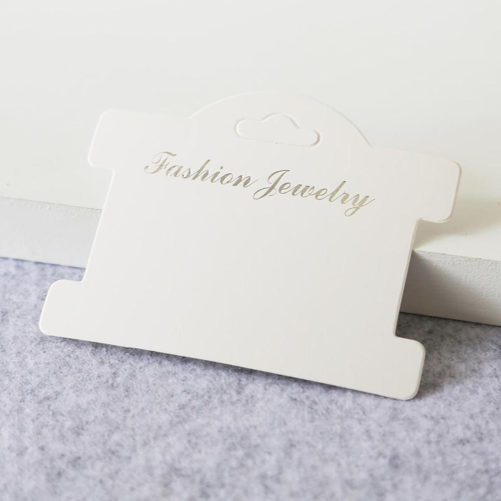 100 buc/sac hârtie kraft bandă de păr ambalare card etichete PVC bijuterii carduri de afișare cercei brățară colier carduri agățate