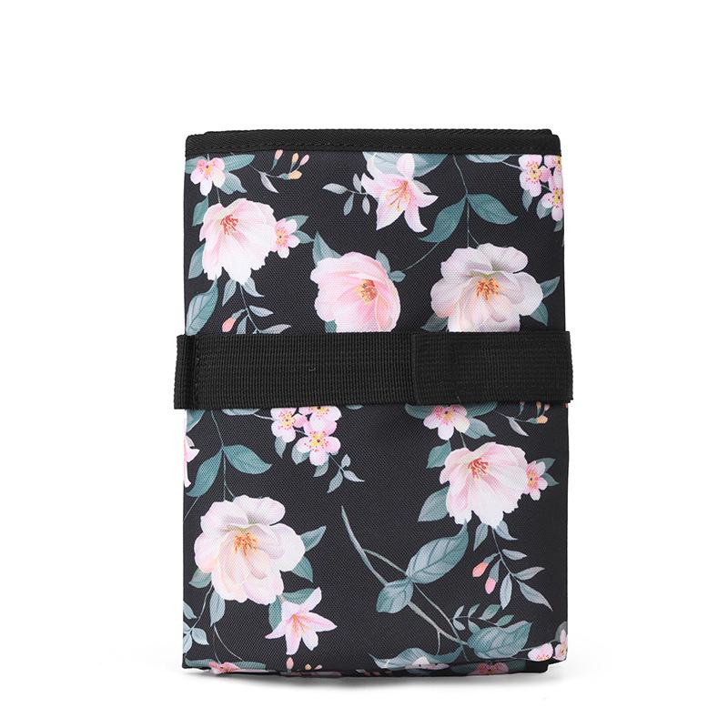 Multi-Purpose Foldable Diaper Bag with Waterproof Changing Pad