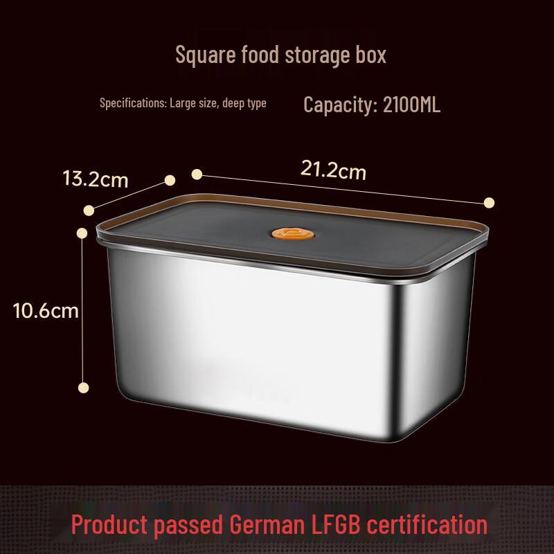 RuHan 304 Stainless Steel Food Storage Container