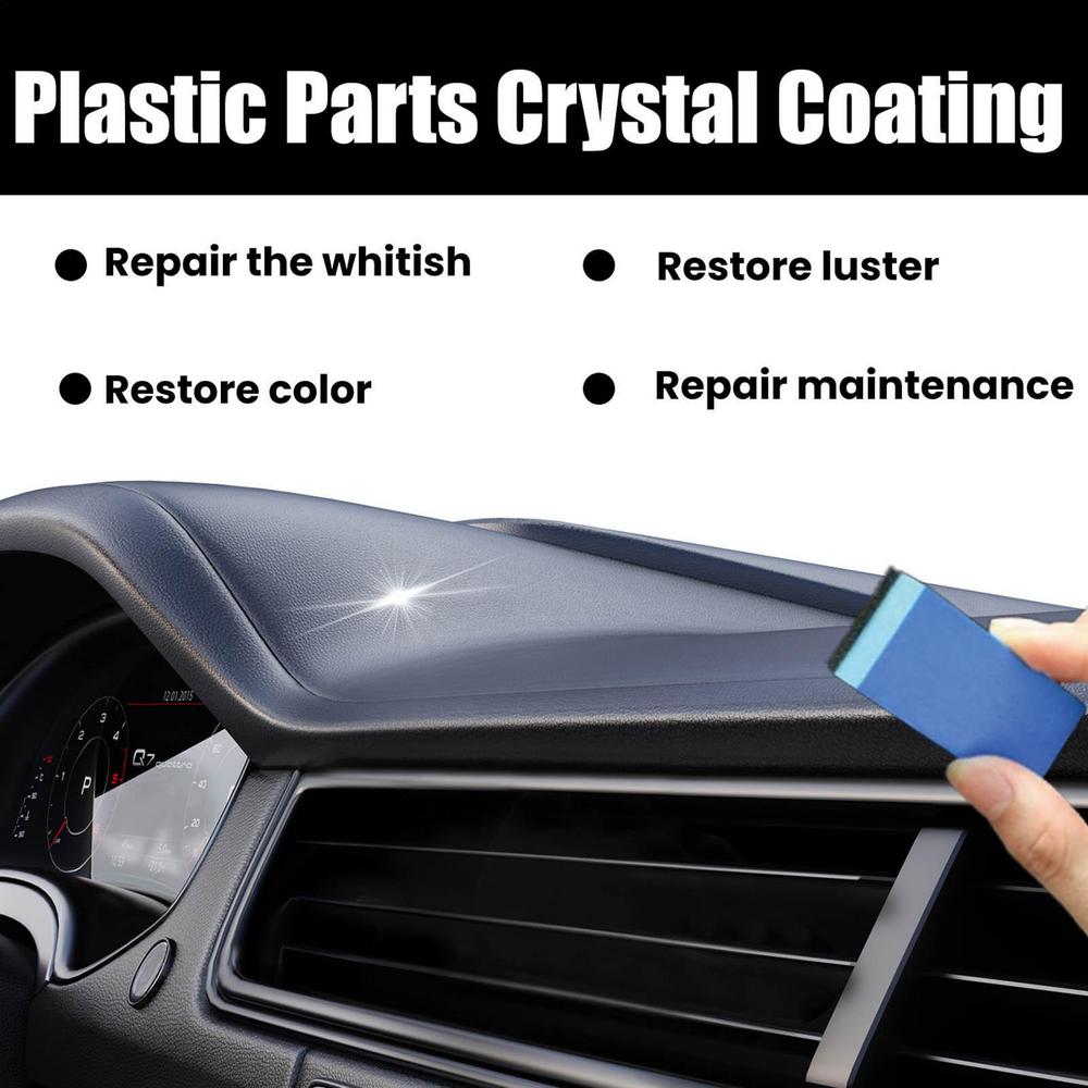 30ml Car Refurbishing Agent Plastic Refurbished Plating Coating Agent Wax Panel Auto Interior Crystal Renovated Coating Supplies