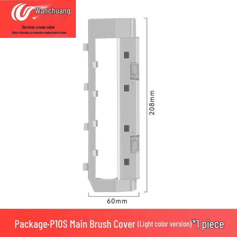 Roborock P10S/Q REVO MAXV Staubsaugerzubehör: Staubbeutel, Walzenbürste, Seitenbürste, Mopp, Filter.